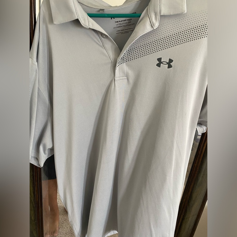 Under armor golf shirt